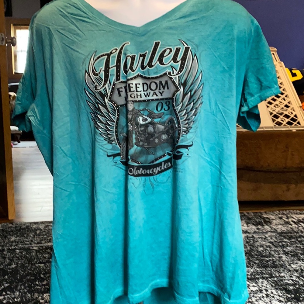 NWOT woman’s Harley Davidson shirt.
